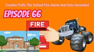 Crusher Pulls The School Fire Alarm And Gets Grounded (Feat. @GuppyBuddyFan2020)
