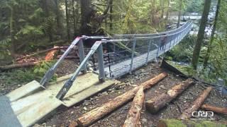 Sooke Hills Wilderness Trail Suspension Bridge