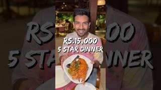 Epic Rs.15,000 Dinner at The Oberoi Hotel!! 