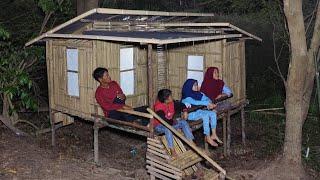 Camping bersama keluarga || tidur nyenyak di shelter mewah