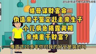 继母谋财害命，伪造亲子鉴定赶走亲生子，揭露真相，亲情重于财富