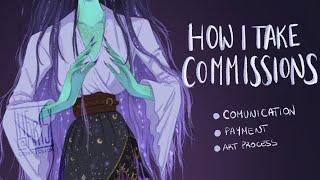 How I Take Commissions and My Process | dnd character design commission