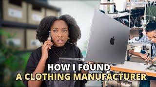 How I Found A Clothing Manufacturer For My Clothing Brand