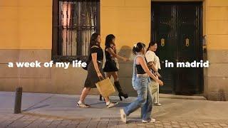 a week in my life in madrid, spain | work, studio, & living our best life vlog