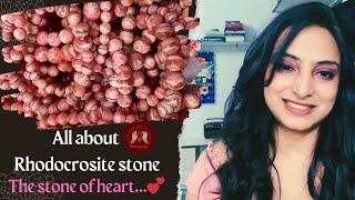 Rhodochrosite the stone of love & wisdom Increase self love, beauty  दिल को खोलता है #selflove