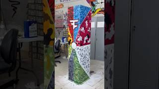 1/6 done…who’s next  #varsity #faze #custom #locker #art #kizo #shoes