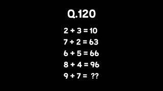 #maths #mathpuzzle #quiz  #timeattack #numberquiz #number #mensa #mensaquize #숫자퀴즈 #숫자문제 #두뇌게임 #멘사퀴즈