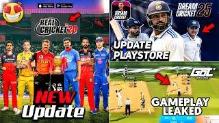 Real Cricket 20 Update , GOC Gameplay Leaked, Dream Cricket 25 Update PlayStore, SSP Update!