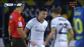 gol di Lautaro Martínez oggi | Empoli-Inter 0-3 | Gli Highlights | Serie A 2024/25