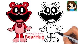 How to Draw Bobby BearHug | Smiling Critters