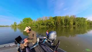 Drava - Boat ride from Donji Miholjac to Osijek (Insta360 timeshift)