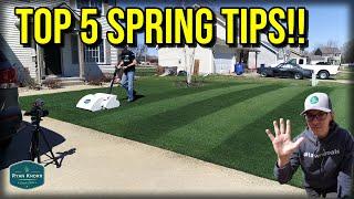 TOP 5 SPRING LAWN CARE TIPS