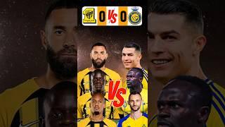 The showdown between Al ittihad and Al Nassr | Saudi Pro League | #footballshorts #ronaldo #benzema