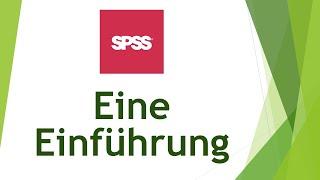 SPSS - eine Einführung