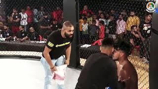 Preet Singh Vs Hadi Choudhary qualifying bout of MMAFI National Federation MMA Championship, 2021.