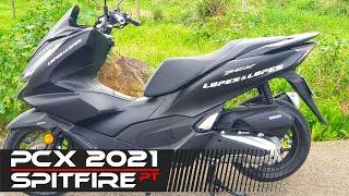  Honda PCX 125 2021  Review & TestRide  - PORTUGUES 