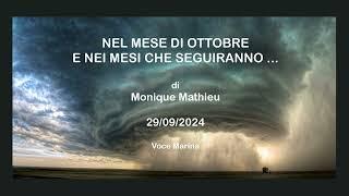 Nel mese di ottobre e nei mesi che seguiranno …, di Monique Mathieu, 29/09/2024