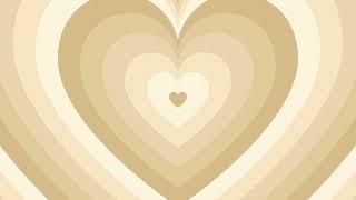 Beige Heart Background Screensaver Loop 1 Hour 1080p HD