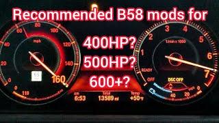 Guide to B58 Tuning "Stages" and Recommended Upgrades