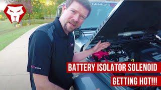 Why does my battery isolator solenoid get so hot? Tech Tips from Genesis Offroad