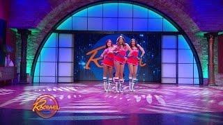 Audrey Nethery dances with the Knicks City Dancers!