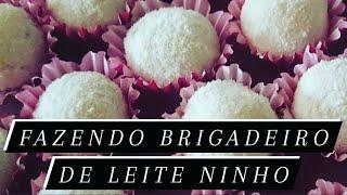 Fazendo Brigadeiro de Leite Ninho