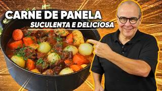 COMO FAZER CARNE DE PANELA COM BATATA! MACIA E DERRETE NA BOCA! - CHEF TAICO