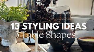 13 Beginner level living room stying ideas | Coffee Table styling and Living room Tour