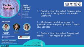 Cardiac Transplant Session; in 33rd International Congress on Pediatrics (22-25 Feb, 2022)