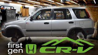 LOW MILEAGE RUST BUCKET  rebuilding neglected Honda CR-V!  Part 1