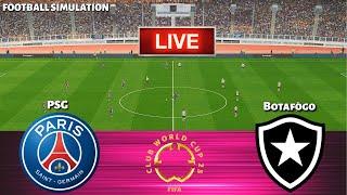 LIVE | PSG vs Botafogo - FIFA Club World Cup 2025 USA || PES 21 Simulation
