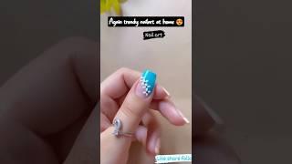 Must try 0 rupee cost...nailart at home  #trending #viral #foryou #youtubeshorts #shorts #love