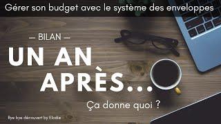 ENVELOPPES BUDGET / 1 AN APRÈS, ON FAIT LE BILAN : LA MÉTHODE, MES DETTES, MES ÉPARGNES...