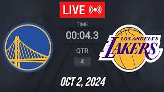 NBA LIVE! Golden State Warriors vs Los Angeles Lakers | October 2, 2024 | Warriors vs Lakers (2K)