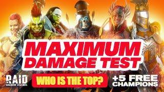 Raid Maximum Damage TEST: Ultimate Death Knight the top? | Raid Shadow Legends