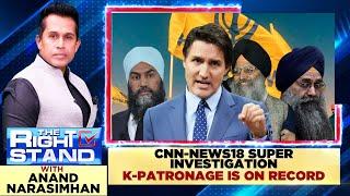 CNN News18 Exclusive On K-Terrorist Funding Canadian Govt. | #therightstand With Anand Narasimhan