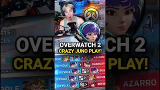  Crazy Juno Overwatch 2 Play! #ow2 #overwatch2 #overwatchcompetitive #juno