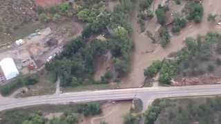 Lyons Area - Aerial Footage 9/14/13