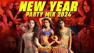 DJ Aroone - New Year end Party Mix 2024 | Yearmix | Non Stop Bollywood, Punjabi, English Remix Songs