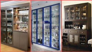 Top 30 Modern crockery unit designs | latest crockery cabinet designing ideas