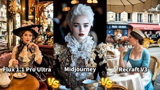 Flux 1.1 Pro Ultra VS Midjourney VS Recraft V3(Red Panda) VS Ideogram: Best AI image generator Here