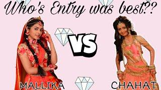 Who's Entry Was Best?? | Mallika Singh Vs Chahat Pandey | Lavanaya Mytho_creation |