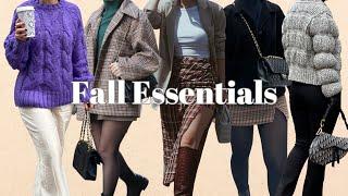 MY 10 FALL ESSENTIALS | The Perfect Fall Wardrobe | Nihal Tab