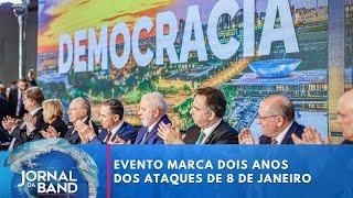 Evento marca dois anos dos ataques de 8 de janeiro em Brasília | Jornal da Band