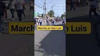 El pueblo en la calle clamando al Señor por San Luis 