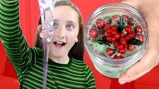 Ella's HUGE Christmas SLIME Collection!! *NEW*