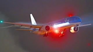 SPECTACULAR NIGHT PLANESPOTTING At Schiphol Airport - 55 MINS Of Pure Aviation