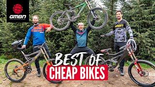 Best Of GMBN Cheap Bike Challenges | Sketchy Bikes, Pro Riders, Massive Jumps | 1hr+ MTB Compilation