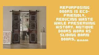 Transform Your Home with Repurposed Antique Doors Instant Farmhouse Charm - Mogul Interior