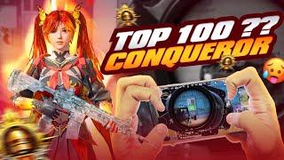 Back to Top 100 CONQUEROR ? Intense Clutches in Conqueror Rank Push | BGMI / Pubg Mobile Gameplay